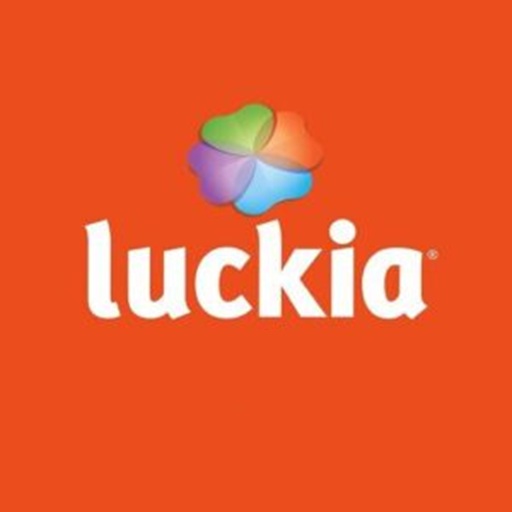 Identificação visual da Luckia, marca de jogos online